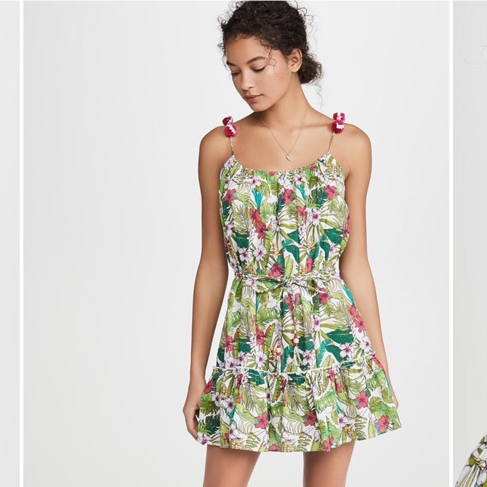 PLAYA LUCILA FLORAL SHORT DRESS EUC